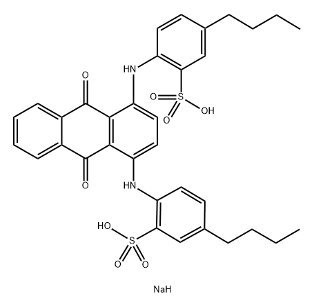 ACID GREEN 27 (C.I. 61580) Struktur