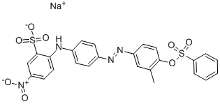 Natrium-2-[[4-[[3-methyl-4-[(phenylsulfonyl)oxy]phenyl]azo]phenyl]amino]-5-nitrobenzolsulfonat