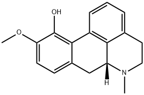(6aR)-5,6,6a,7-テトラヒドロ-10-メトキシ-6-メチル-4H-ジベンゾ[de,g]キノリン-11-オール 化学構造式