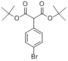 2-(4-BROMOPHENYL)-PROPANEDIOIC ACID 1,3-BIS-T-BUTYL ESTER Structure