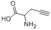 DL-プロパルギルグリシン HYDROCHLORIDE 化学構造式