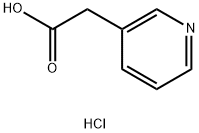 3-ピリジル酢酸塩酸塩 化学構造式