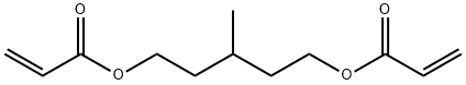 3-methyl-1,5-pentanediyl diacrylate Structure