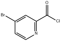 4-BROMO-2-PYRIDINECARBONYL CHLORIDE, 64197-01-9, 结构式