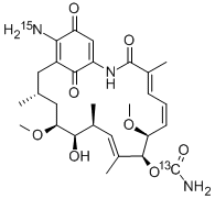 17-Aminodemethoxygeldanamycin Struktur