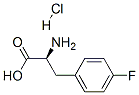 L-4-氟苯丙氨酸 盐酸盐 结构式