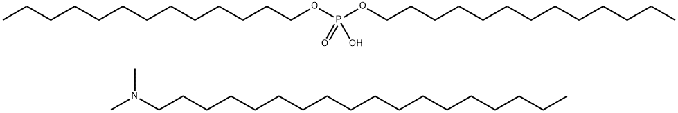 octadecyl(dimethyl)ammonium ditridecyl phosphate Structure