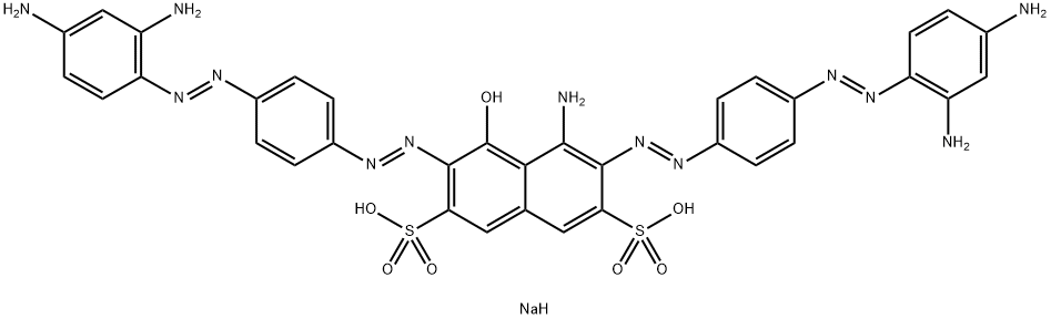 4-アミノ-3,6-ビス[[4-[(2,4-ジアミノフェニル)アゾ]フェニル]アゾ]-5-ヒドロキシナフタレン-2,7-ジスルホン酸二ナトリウム