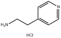 4-(2-胺乙基)吡啶盐酸盐, 6429-12-5, 结构式
