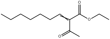 ethyl 2-acetylnon-2-enoate 结构式