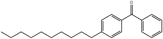 4-デシルベンゾフェノン 化学構造式