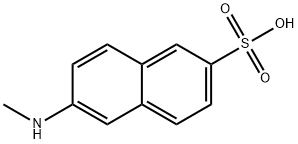 6-(methylamino)naphthalene-2-sulphonic acid Structure