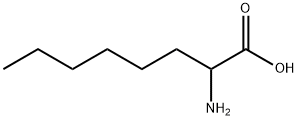 DL-2-氨基辛酸, 644-90-6, 结构式