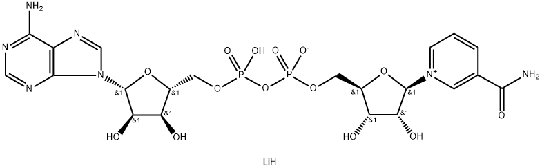 Β-菸鹼醯胺腺嘌呤二核苷酸, 64417-72-7, 结构式