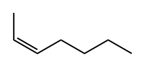 顺-2-庚烯 结构式