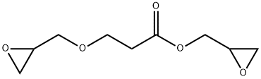 3-(オキシラニルメトキシ)プロパン酸オキシラニルメチル 化学構造式