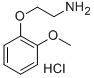 2-甲氧基苯氧基乙胺盐酸盐, 64464-07-9, 结构式