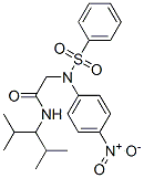 2-[benzenesulfonyl-(4-nitrophenyl)amino]-N-(2,4-dimethylpentan-3-yl)ac etamide Structure