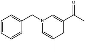1-(1-benzyl-5-methyl-4H-pyridin-3-yl)ethanone 结构式