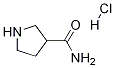 3-吡咯烷甲酰胺盐酸盐, 644972-57-6, 结构式