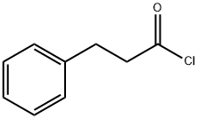 氢化肉桂酰氯, 645-45-4, 结构式