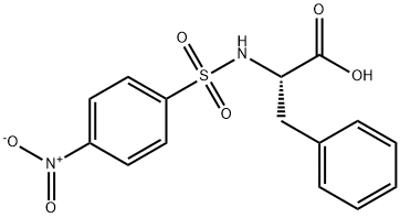 N-(4-硝基苯磺酰)-L-苯丙氨酸, 64501-87-7, 结构式
