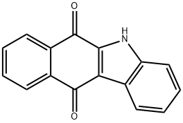 6,11-Dihydro-5H-benzo[b]carbazole-6,11-dione Structure