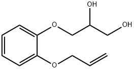 3-[2-(Allyloxy)phenoxy]-1,2-propanediol Structure