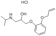 盐酸氧烯洛尔, 6452-73-9, 结构式