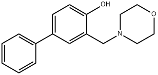 3-(Morpholinomethyl)biphenyl-4-ol Structure