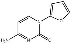 4-Amino-1-(2-furanyl)-2(1H)-pyrimidinone 结构式