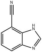 1H-苯并咪唑-4-甲腈 结构式