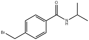 4-(溴甲基)-N-(1-甲基乙基)苯甲酰胺 结构式