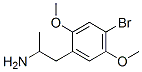 rac-(R*)-4-ブロモ-2,5-ジメトキシ-α-メチルベンゼンエタンアミン 化学構造式
