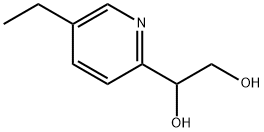 1-(5-乙基-2-吡啶基)-1,2-乙二醇 结构式