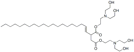 bis[2-[bis(2-hydroxyethyl)amino]ethyl] icosenylsuccinate 结构式