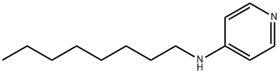 N-オクチル-4-ピリジンアミン 化学構造式