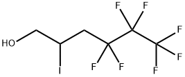 1,1,1,2,2,3,3-Heptafluoro-6-hydroxy-5-iodohexane, 2-Iodo-3-(perfluoropropyl)propan-1-ol Structure