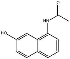 1-Acetamido-7-hydroxynaphthalene  Structure