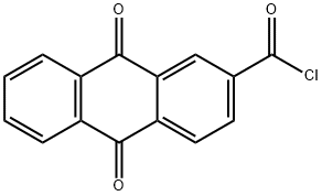 葸醌-2-甲酰氯, 6470-87-7, 结构式