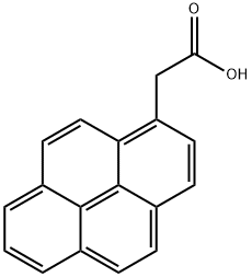 1-芘乙酸 结构式