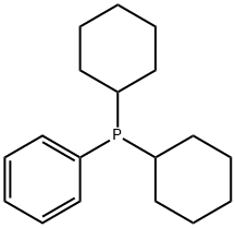 苯基二环己基膦, 6476-37-5, 结构式