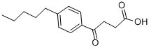 4-氧代-4-(4-戊基苯基)丁酸 结构式