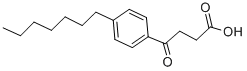 4-(4-HEPTYLPHENYL)-4-OXOBUTANOIC ACID 结构式