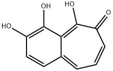 6H-Benzocyclohepten-6-one, 3,4,5-trihydroxy- (9CI) Struktur