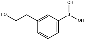 3-(2-羟基乙基)苯基硼酸 结构式