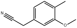 3-甲氧基-4-甲基苯乙腈, 64829-31-8, 结构式