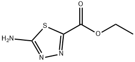 2-氨基-1,3,4-噻二唑-5-甲酸乙酯, 64837-53-2, 结构式