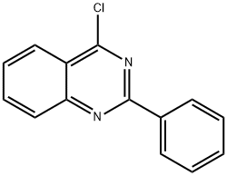 4-氯-2-苯基喹唑啉, 6484-25-9, 结构式