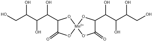 グルコン酸マンガン 化学構造式